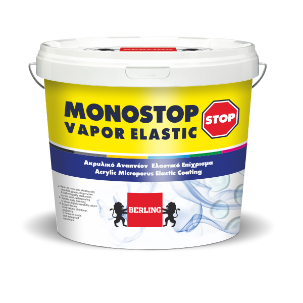 MONOSTOP VAPOR ELASTIC . ΑΚΡΥΛΙΚΟ ΚΑΙ ΕΛΑΣΤΟΜΕΡΕΣ ΧΡΩΜΑ .