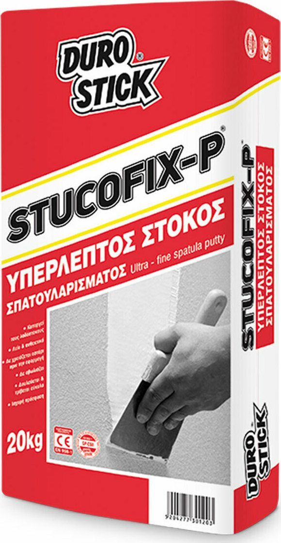 Durostick Stucofix P Στόκος Γενικής Χρήσης Ακρυλικός 20kg