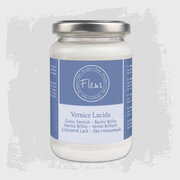 Βερνίκι νερού γυαλιστερό προστατευτικό για επιφάνειες που προορίζονται για βαριά χρήση . Fleur Vernice Lucida 330ml 