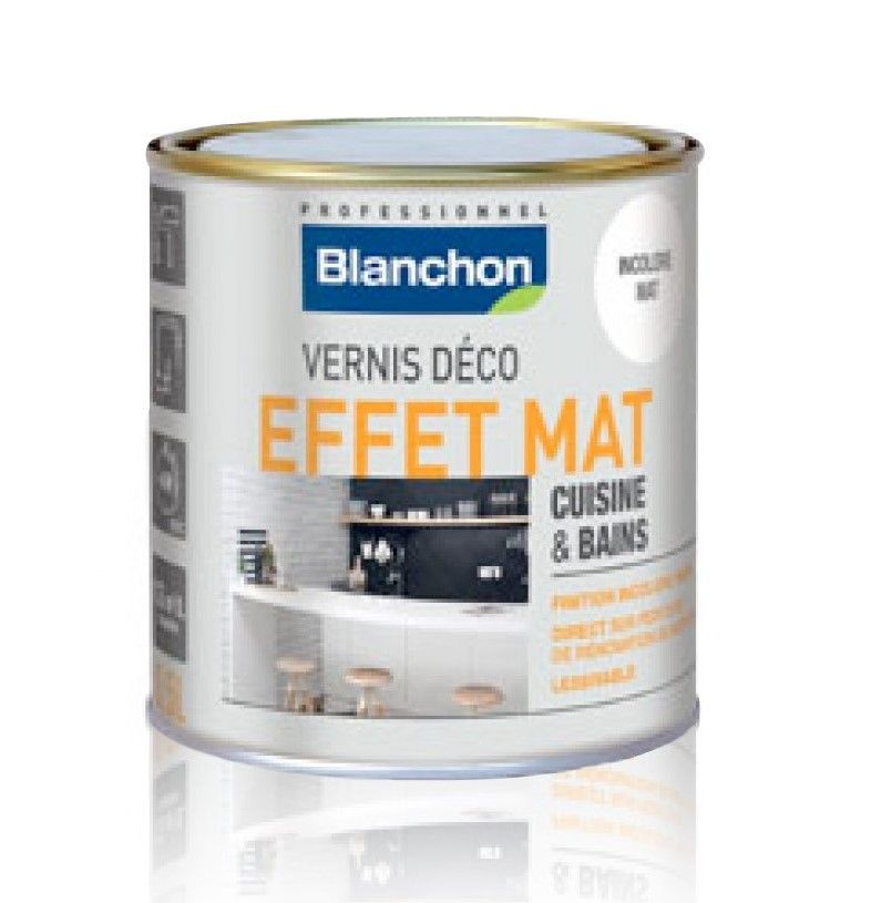 Blanchon Deco Effet Βερνίκι Επιφάνειας Άχρωμο Ματ 500ml