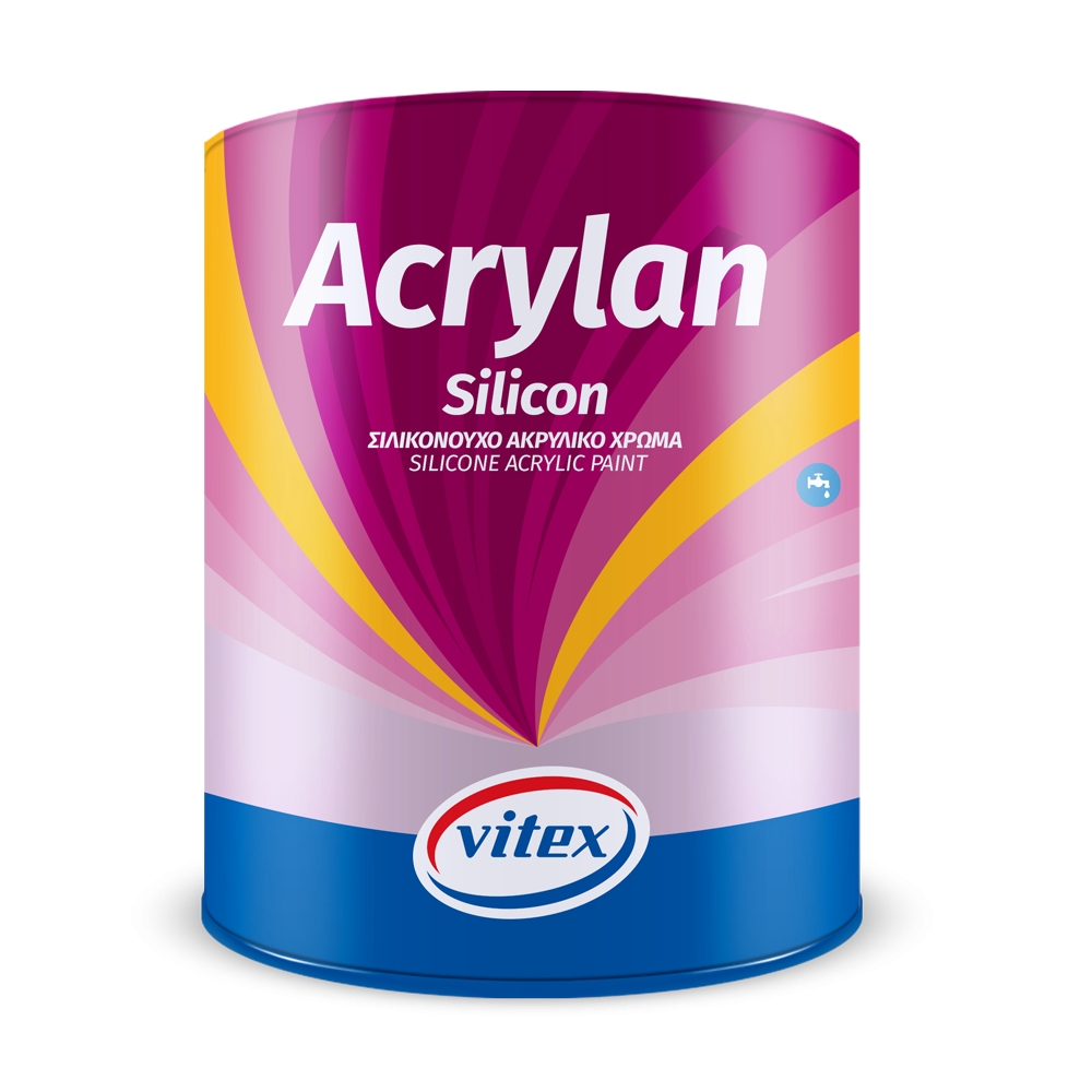 ACRYLAN SILICON VITEX . ΣΙΛΙΚΟΝΟΥΧΟ ΑΚΡΥΛΙΚΟ ΧΡΩΜΑ .