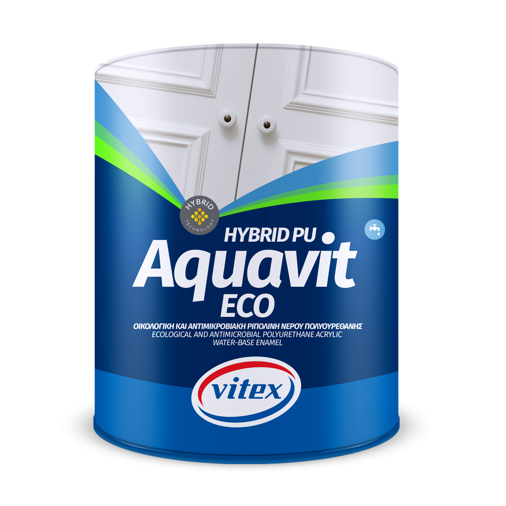 AQUAVIT ECO VITEX . ΑΚΡΥΛΙΚΟ ΟΙΚΟΛΟΓΙΚΟ ΑΝΤΙΜΙΚΡΟΒΙΑΚΟ ΒΕΡΝΙΚΟΧΡΩΜΑ . ΛΕΥΚΟ .