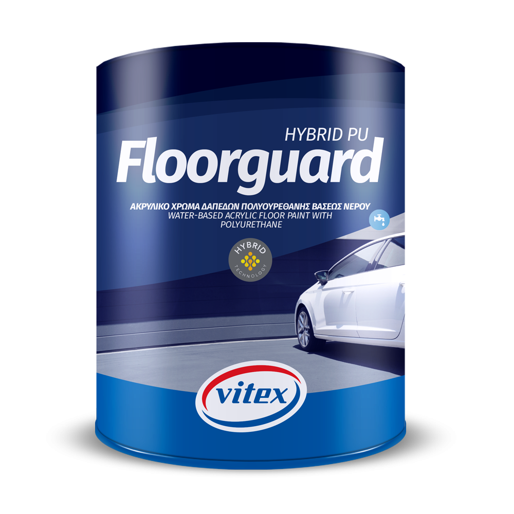 FLOORGUARD . ΑΚΡΥΛΙΚΟ ΧΡΩΜΑ ΝΕΡΟΥ ΓΙΑ ΕΣΩΤΕΡΙΚΑ ΚΑΙ ΕΞΩΤΕΡΙΚΑ ΔΑΠΕΔΑ .