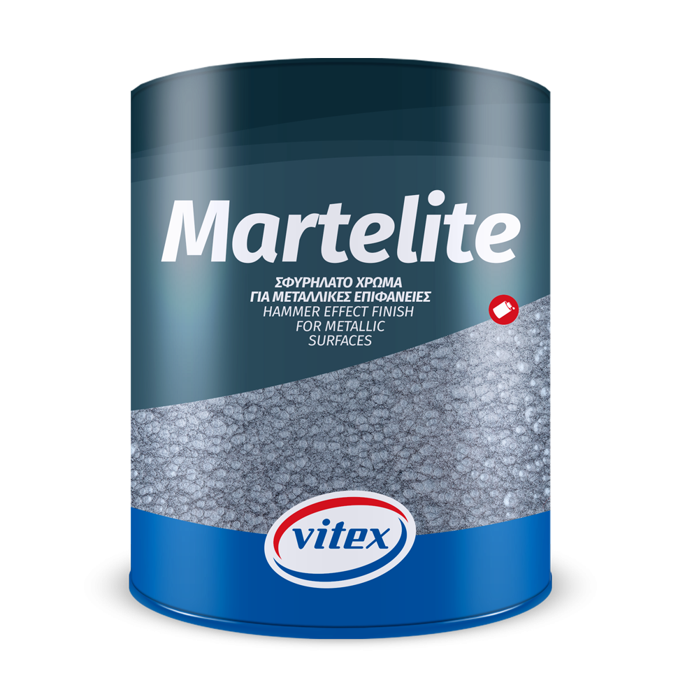 MARTELITE VITEX . ΣΦΥΡΗΛΑΤΟ ΧΡΩΜΑ ΓΙΑ ΜΕΤΑΛΛΙΚΕΣ ΕΠΙΦΑΝΕΙΕΣ . 