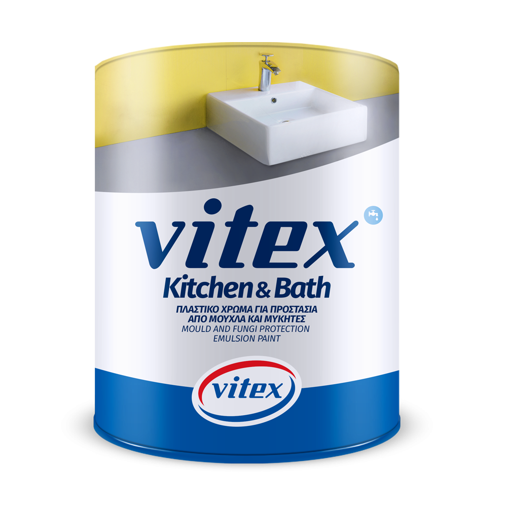 KITCHEN & BATH VITEX . ΑΝΤΙΜΟΥΧΛΙΚΟ ΠΛΑΣΤΙΚΟ ΧΡΩΜΑ ΕΣΩΤΕΡΙΚΟΥ ΧΩΡΟΥ  . ΜΠΑΝΙΟ ΚΑΙ ΚΟΥΖΙΝΑ .