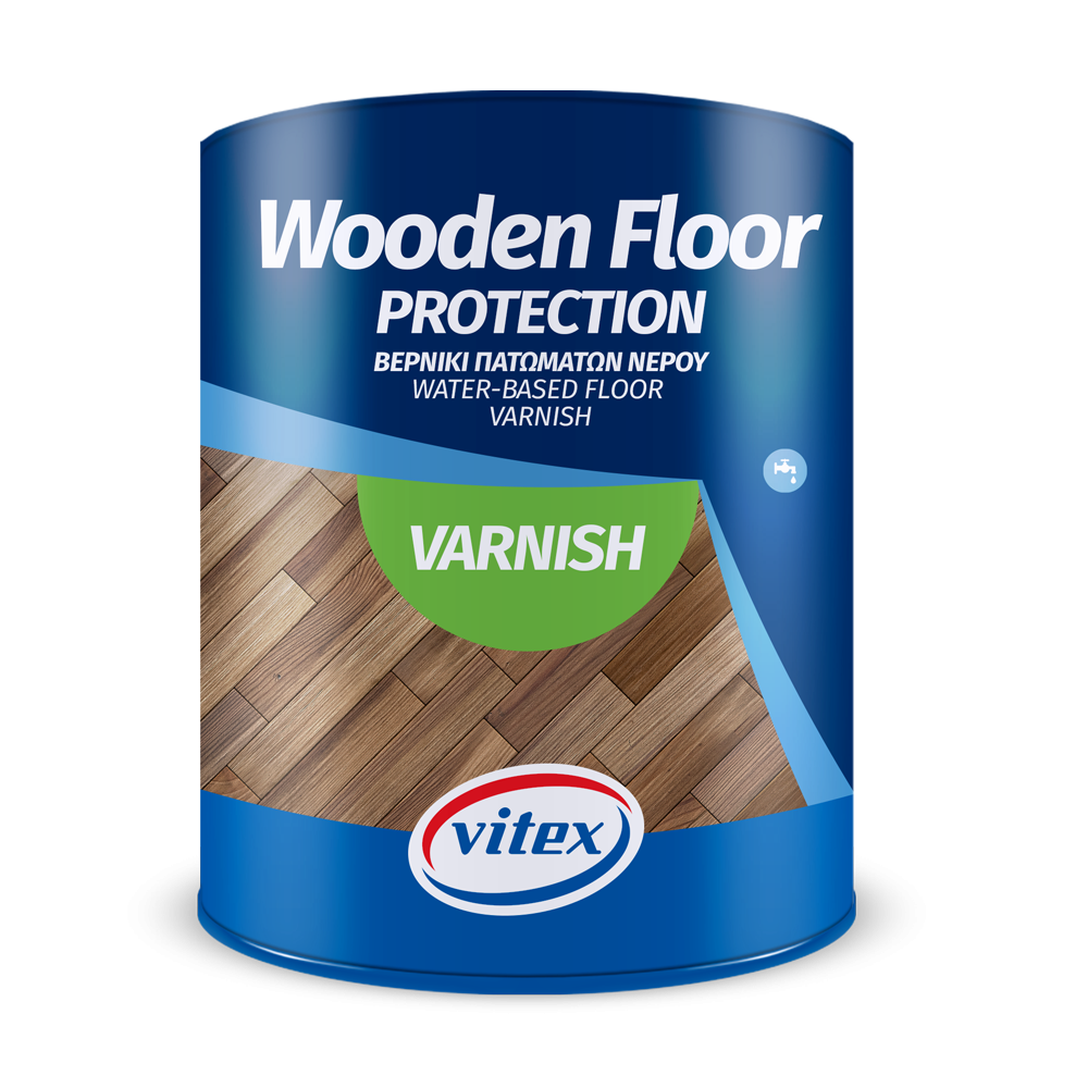 WOODEN FLOOR PROTECTION GLOSS . ΒΕΡΝΙΚΙ ΠΑΤΩΜΑΤΩΝ ΓΥΑΛΙΣΤΕΡΟ ΑΧΡΩΜΟ.