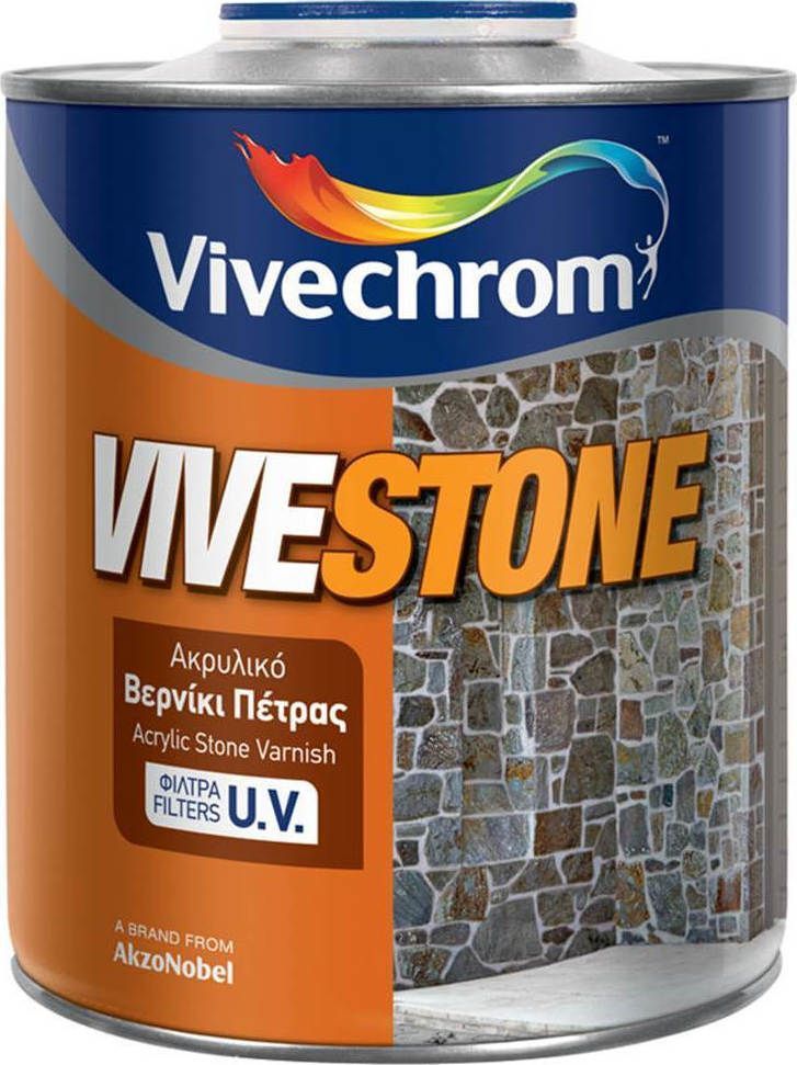 VIVESTONE .Vivechrom Ακρυλικό Βερνίκι Πέτρας .